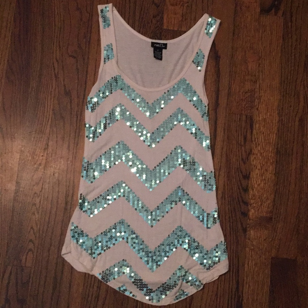 *FREE GIFT *Rue 21 Embellished Tank Tee